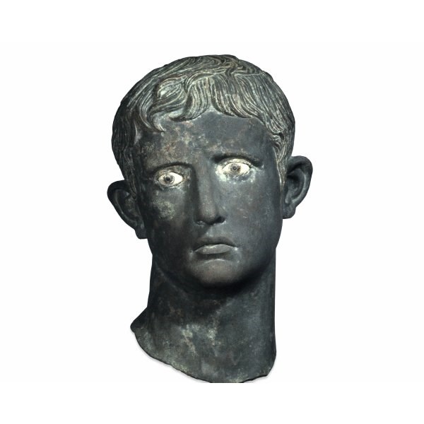 034-Бронзовая голова императора Августа